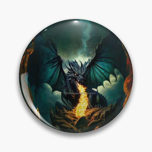 Item preview, Fire Breathing Dragon designed and sold by NerdscapeDC.