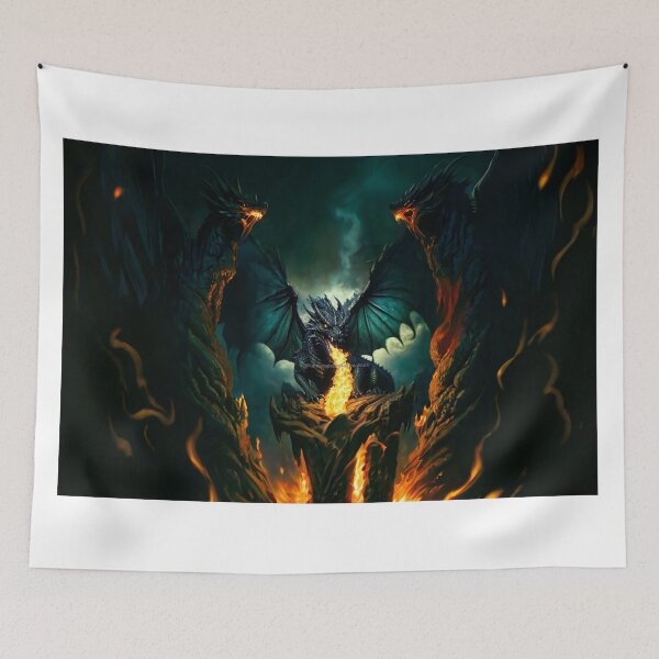 Item preview, Fire Breathing Dragon designed and sold by NerdscapeDC.