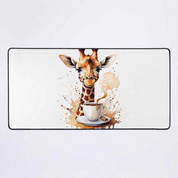 Artikel-Vorschau von Giraffe trinkt Kaffee, designt und verkauft von Anitastic.