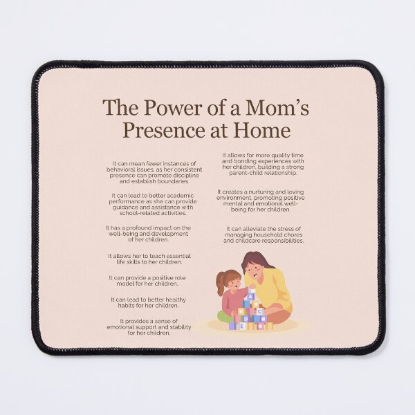 Item preview, The Power of a Mom's Presence at Home designed and sold by TheFocusedShop.