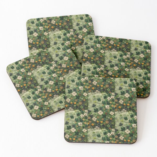 Item preview, Green Clovers and Golden Coins: Needle Felting Art designed and sold by Piotrek0001.