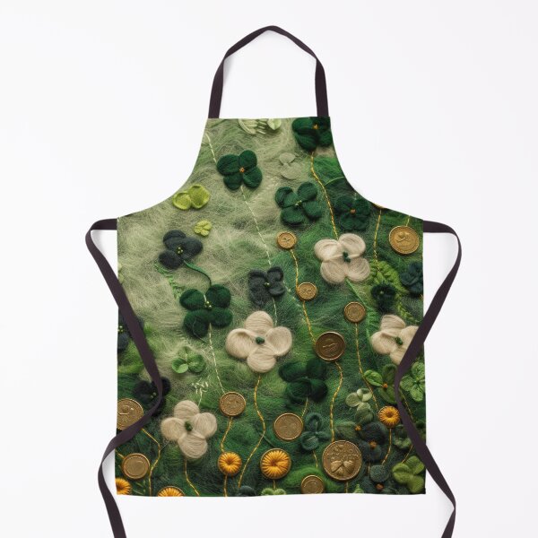 Item preview, Green Clovers and Golden Coins: Needle Felting Art designed and sold by Piotrek0001.