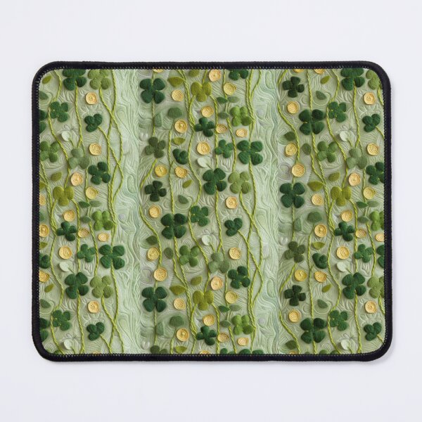 Item preview, Green Clovers and Golden Coins: Needle Felting Art designed and sold by Piotrek0001.