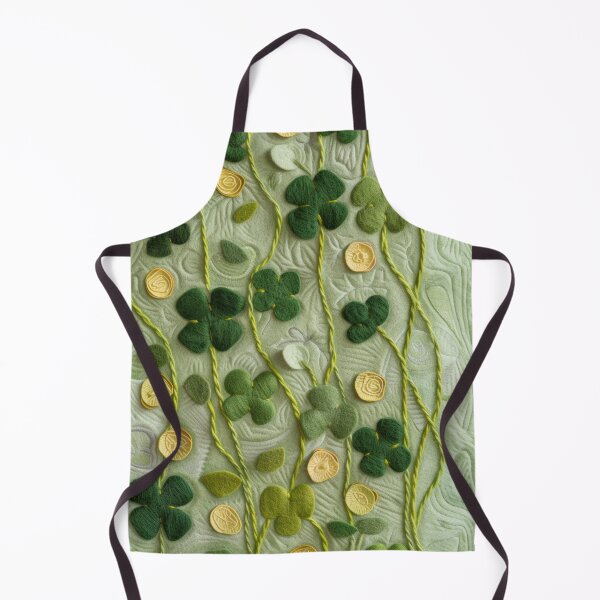 Item preview, Green Clovers and Golden Coins: Needle Felting Art designed and sold by Piotrek0001.