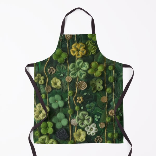 Item preview, Green Clovers and Golden Coins: Needle Felting Art designed and sold by Piotrek0001.