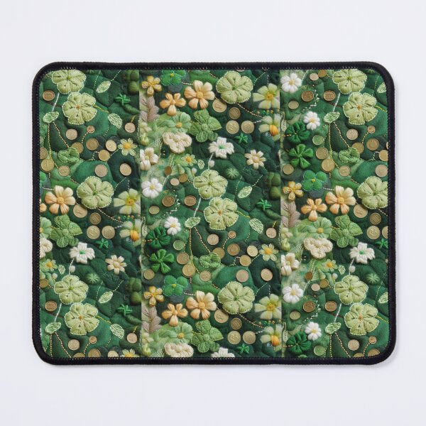 Item preview, Green Clovers and Golden Coins: Needle Felting Art designed and sold by Piotrek0001.