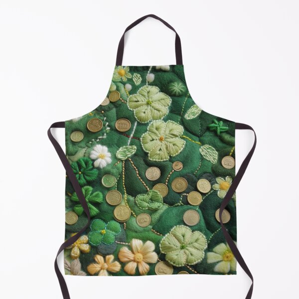 Item preview, Green Clovers and Golden Coins: Needle Felting Art designed and sold by Piotrek0001.