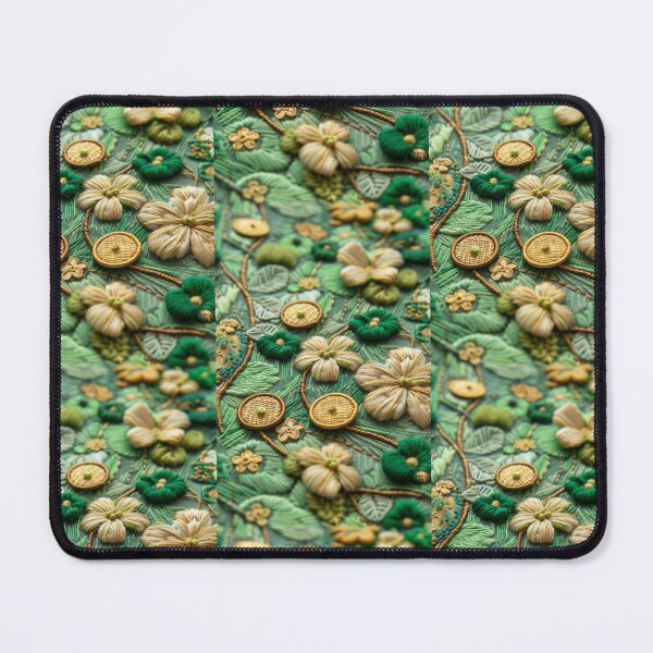 Item preview, Green Clovers and Golden Coins: Needle Felting Art designed and sold by Piotrek0001.