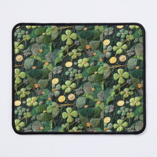 Item preview, Green Clovers and Golden Coins: Needle Felting Art designed and sold by Piotrek0001.