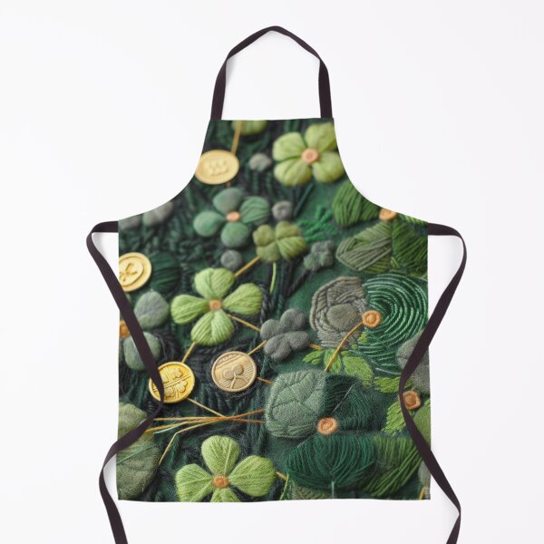 Item preview, Green Clovers and Golden Coins: Needle Felting Art designed and sold by Piotrek0001.