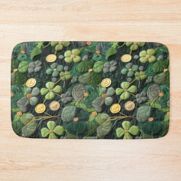 Item preview, Green Clovers and Golden Coins: Needle Felting Art designed and sold by Piotrek0001.