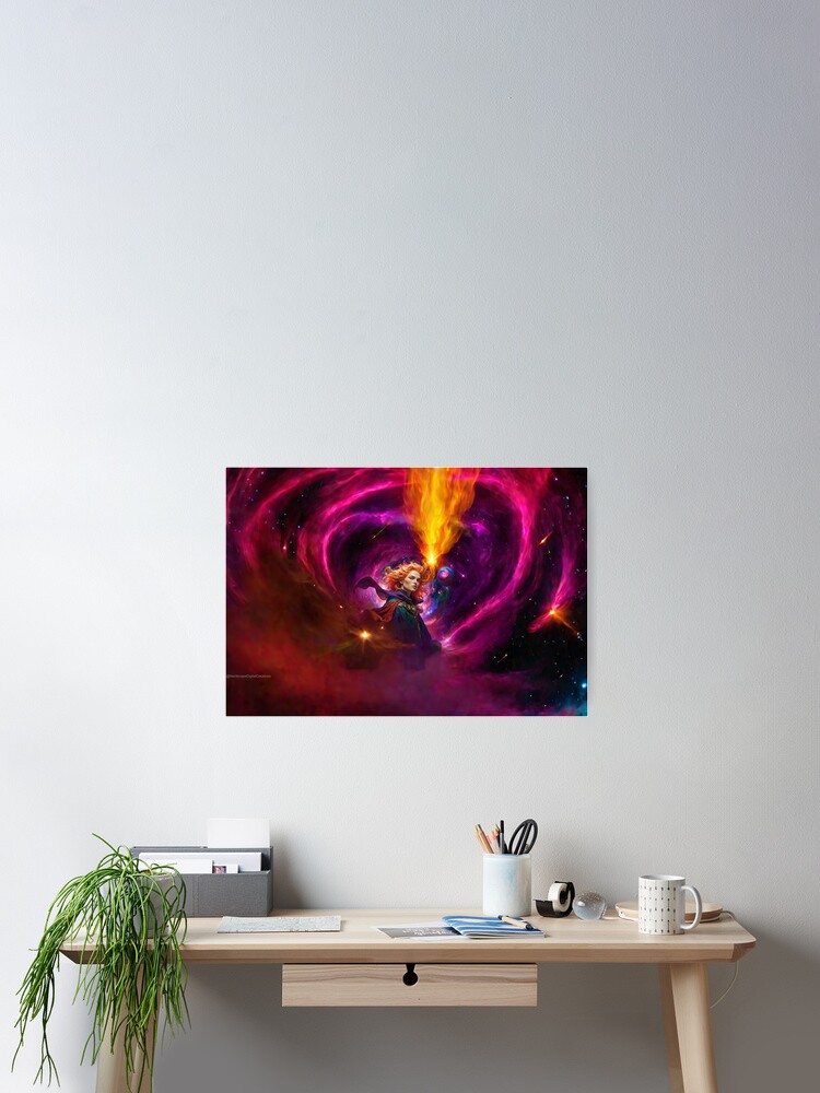 Thumbnail 2 of 3, Poster, Magi In Space designed and sold by NerdscapeDC.