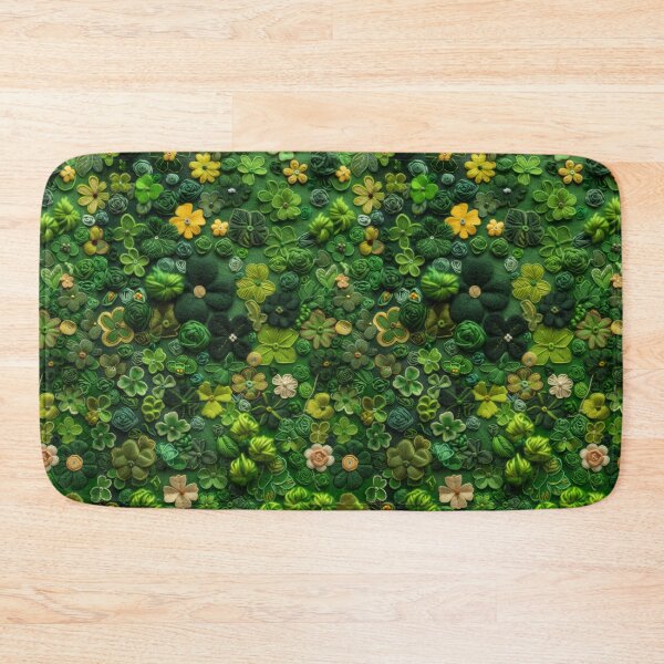 Item preview, Green Clovers and Golden Coins: Needle Felting Art designed and sold by Piotrek0001.