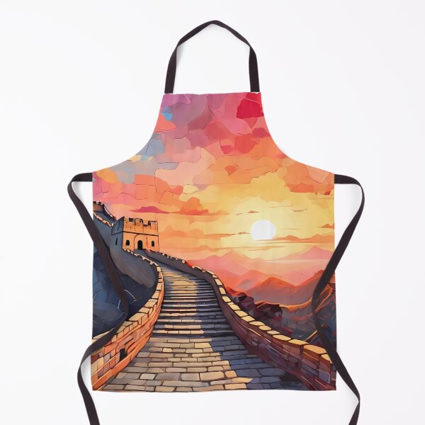 Item preview, Great Wall Mosaic: Sunrise Splendor designed and sold by purrfect pattern.
