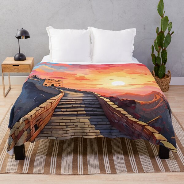 Item preview, Great Wall Mosaic: Sunrise Splendor designed and sold by purrfect pattern.