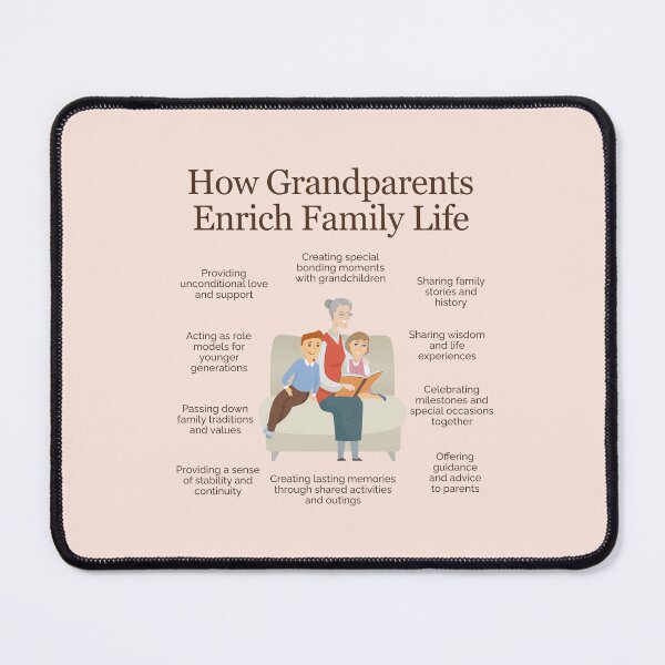 Item preview, How Grandparents Enrich Family Life designed and sold by TheFocusedShop.