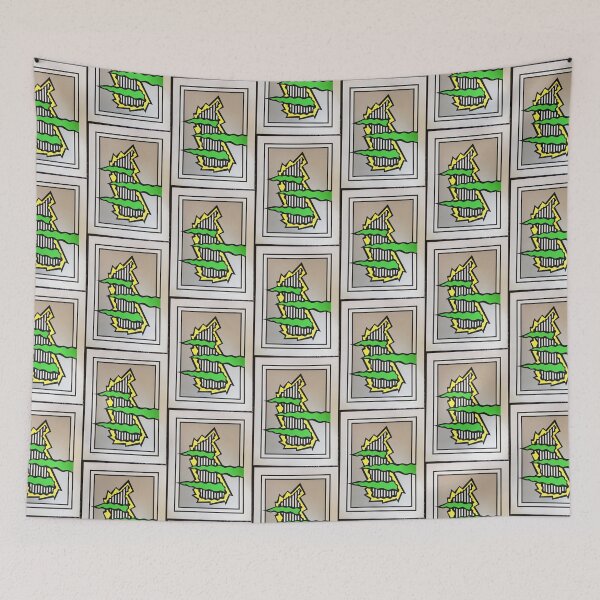 Item preview, Art By Nicholas Krushenick, 1929-1999, Usa, Op art designed and sold by Bob-Studio.
