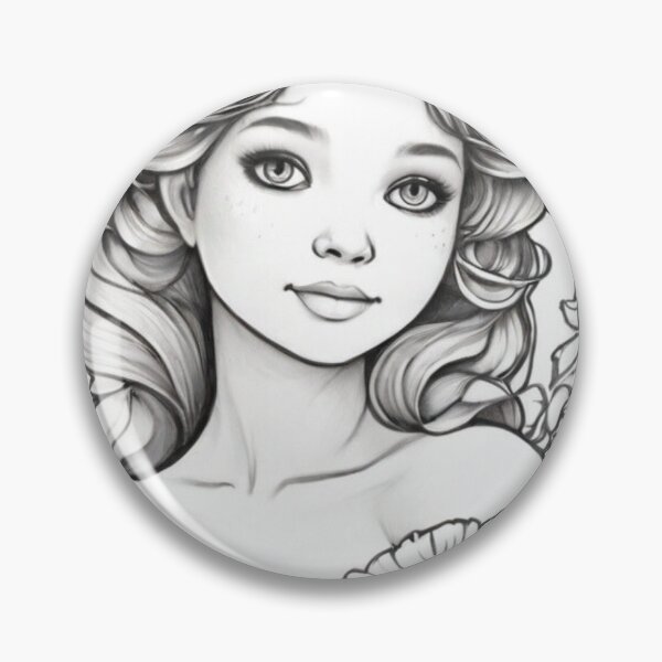 Item preview, Pensive Girl designed and sold by mojeay.