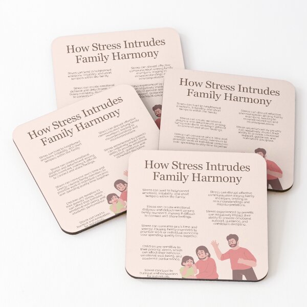 Item preview, How Stress Intrudes Family Harmony designed and sold by TheFocusedShop.