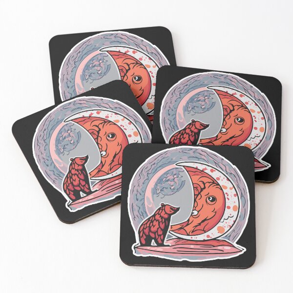 Item preview, Bear - Blood Moon Cycle designed and sold by QALYX DESIGN.