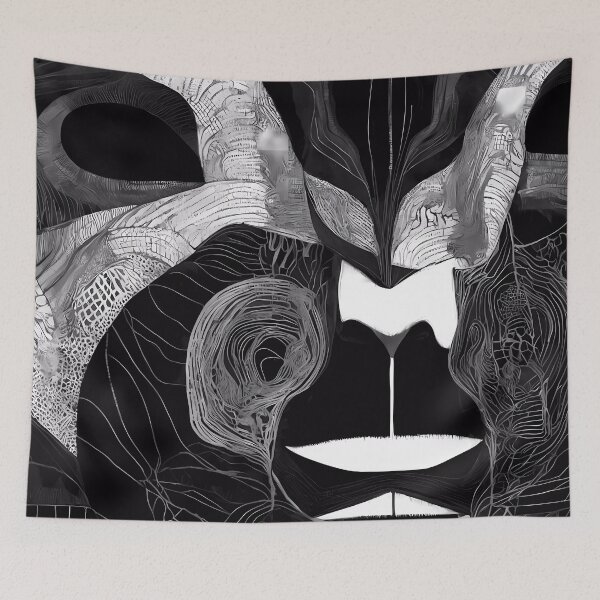 Item preview, Mystique of the Mind: A Monochrome Rorschach Exploration designed and sold by Vitalka-uk.