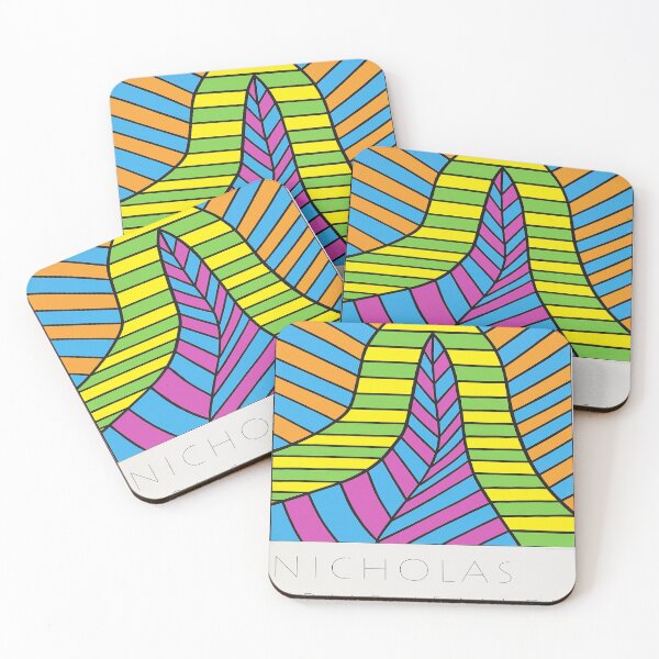 Item preview, Art By Nicholas Krushenick, 1929-1999, Usa, Op art designed and sold by Bob-Studio.