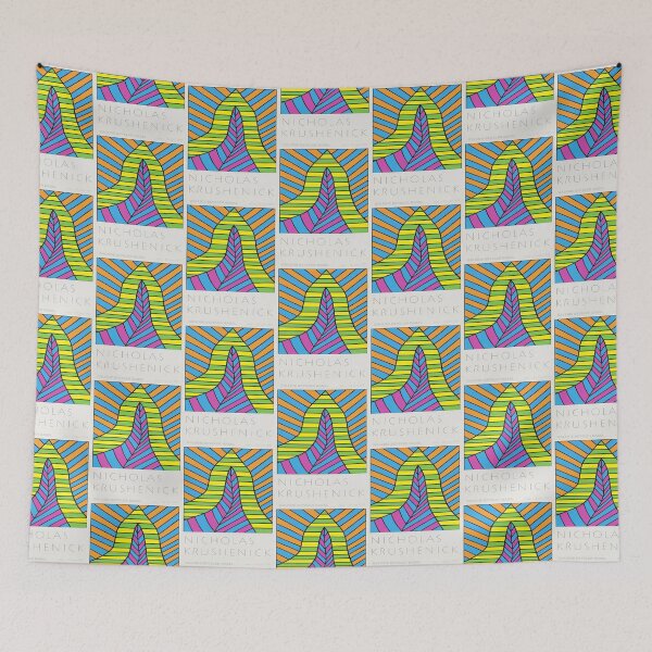 Item preview, Art By Nicholas Krushenick, 1929-1999, Usa, Op art designed and sold by Bob-Studio.