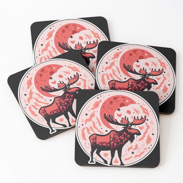 Item preview, Moose - Blood Moon Cycle designed and sold by QALYX DESIGN.