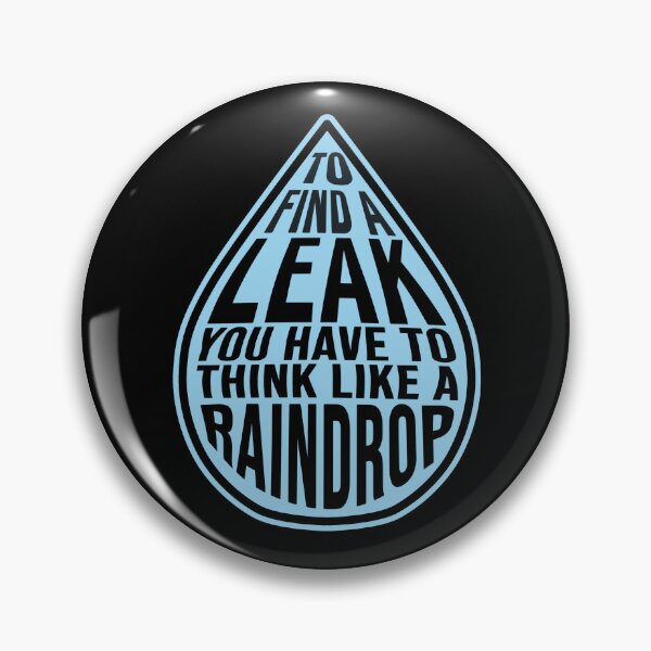 Item preview, Funny construction phrase to find a leak raindrop designed and sold by DisenyosDeMike.
