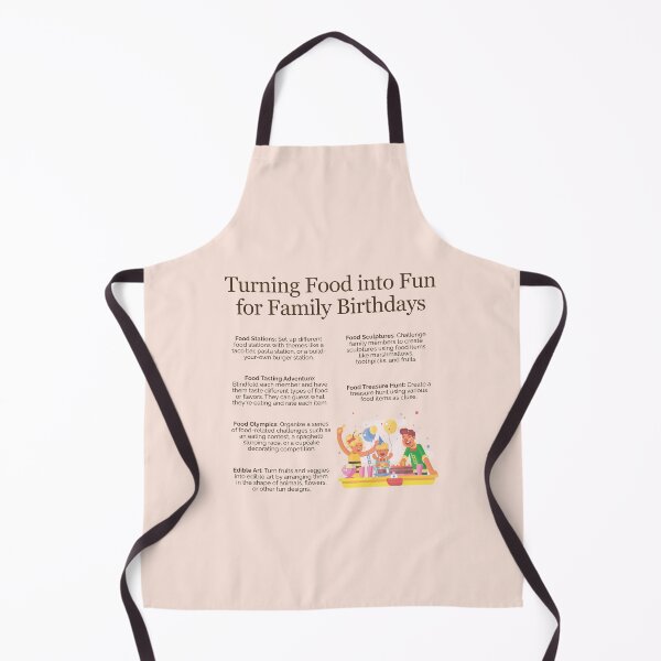 Item preview, Turning Food into Fun for Family Birthdays designed and sold by TheFocusedShop.