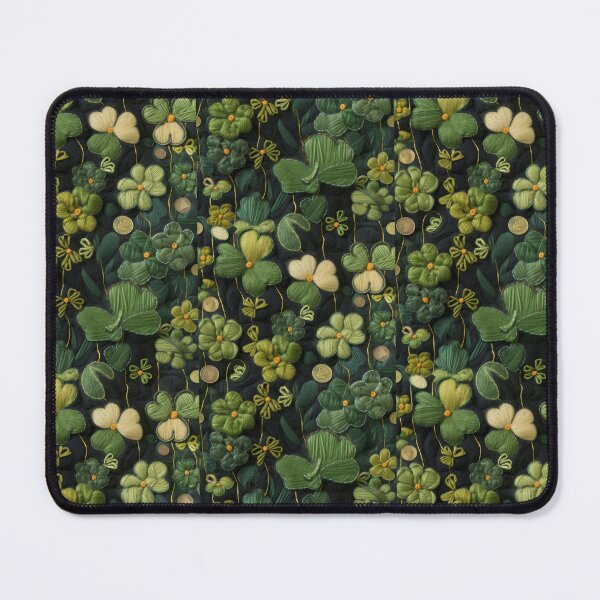 Item preview, Green Clovers and Golden Coins: Needle Felting Art designed and sold by Piotrek0001.