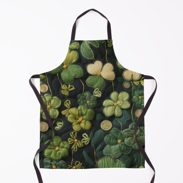 Item preview, Green Clovers and Golden Coins: Needle Felting Art designed and sold by Piotrek0001.