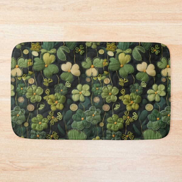 Item preview, Green Clovers and Golden Coins: Needle Felting Art designed and sold by Piotrek0001.