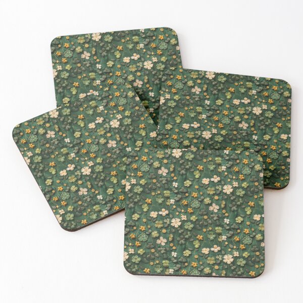 Item preview, Green Clovers and Golden Coins: Needle Felting Art designed and sold by Piotrek0001.
