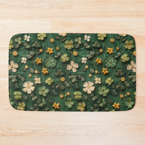 Item preview, Green Clovers and Golden Coins: Needle Felting Art designed and sold by Piotrek0001.