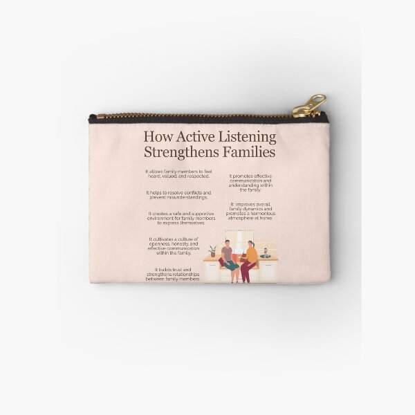 Item preview, How Active Listening Strengthens Families designed and sold by TheFocusedShop.