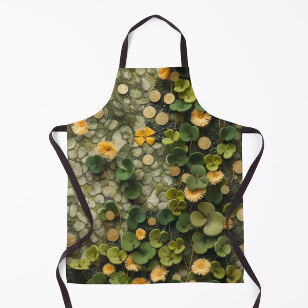 Item preview, Green Clovers and Golden Coins: Needle Felting Art designed and sold by Piotrek0001.