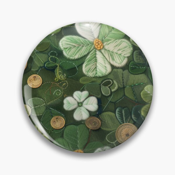 Item preview, Green Clovers and Golden Coins: Needle Felting Art designed and sold by Piotrek0001.
