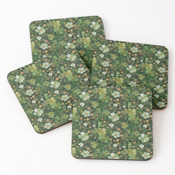 Item preview, Green Clovers and Golden Coins: Needle Felting Art designed and sold by Piotrek0001.