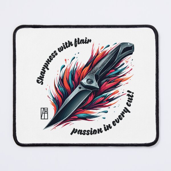 Item preview, Sharpness with flair, passion in every cut! - I love knife - Knives are my passion designed and sold by ArtProjectShop.