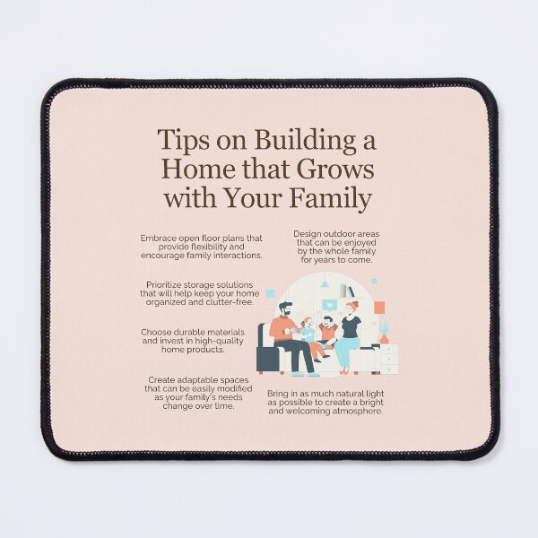 Item preview, Tips on Building a Home That Grows With Your Family designed and sold by TheFocusedShop.