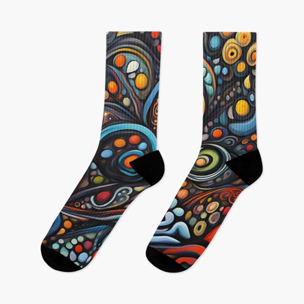 Item preview, Abstract Colorful Pattern Acrylic Vibrant Swirls designed and sold by ShaViArt.