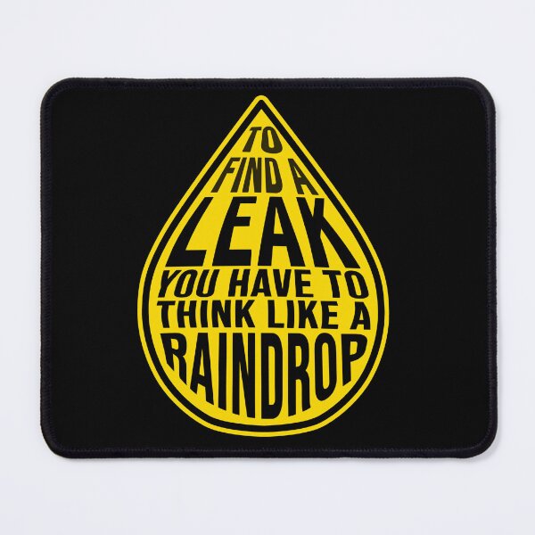 Item preview, Funny construction phrase to find a leak raindrop designed and sold by DisenyosDeMike.