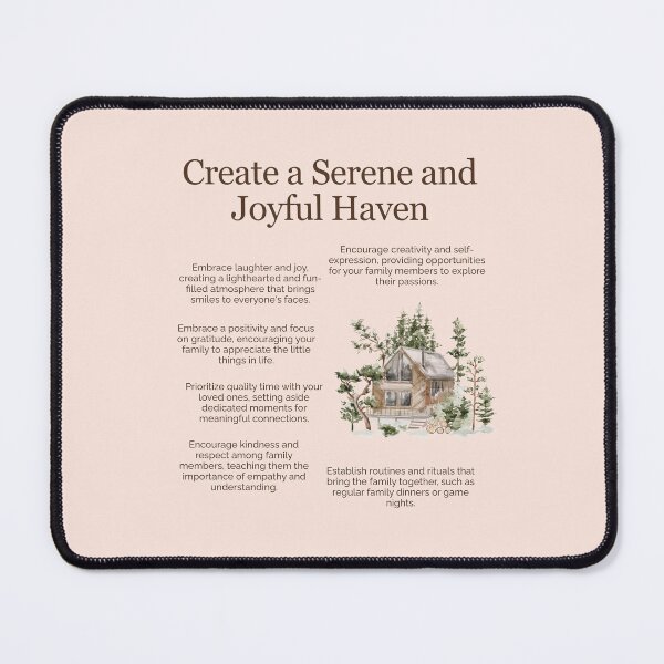 Item preview, Create a Serene and Joyful Haven designed and sold by TheFocusedShop.