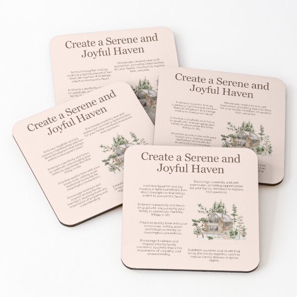 Item preview, Create a Serene and Joyful Haven designed and sold by TFHStore.