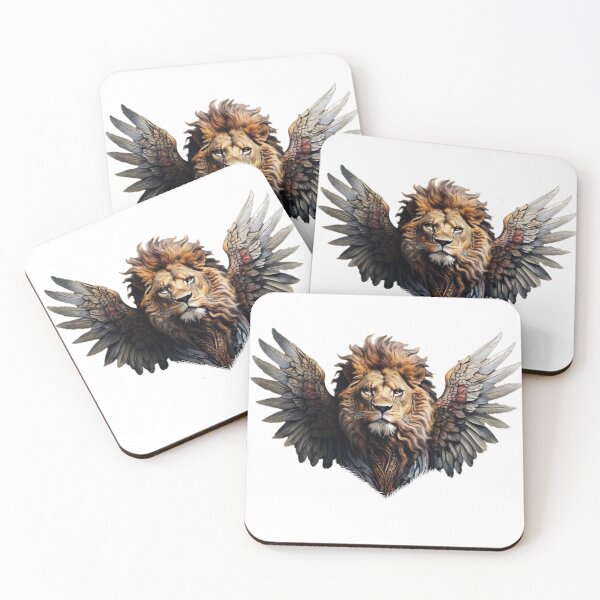 Item preview, león con alas designed and sold by NeedyourArt.