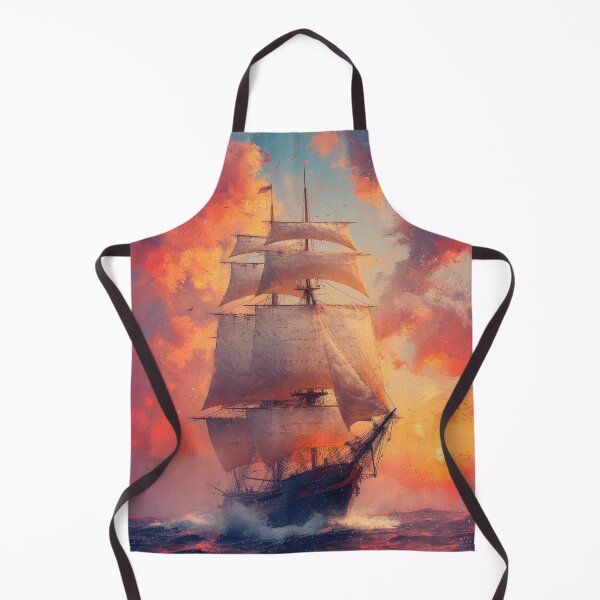 Item preview, Sea Maritime Sailboat Moon Nautical designed and sold by ArtHouseNiklas.