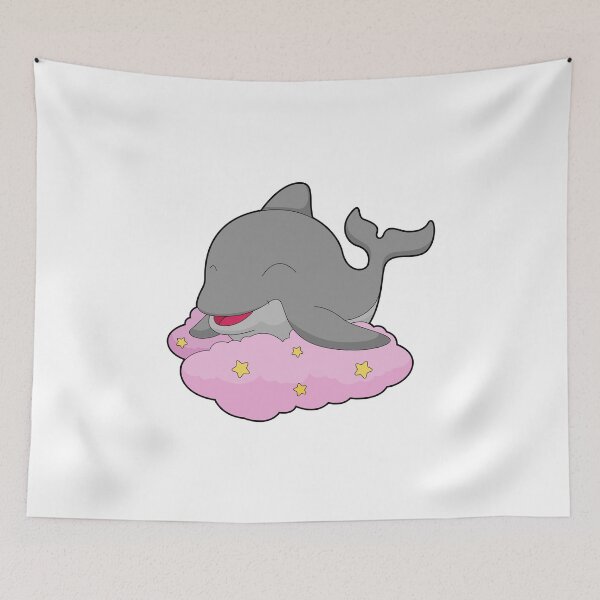 Item preview, Dolphin Clouds Stars designed and sold by Snabdesign84.