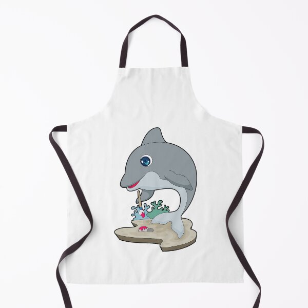 Item preview, Dolphin Painter Paintbrush Painting designed and sold by Snabdesign84.