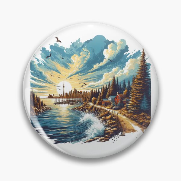 Item preview,  Port Severn to Port Elgin, aiming towards the city of Toronto from Fullers Bay designed and sold by PaintMeWorld.